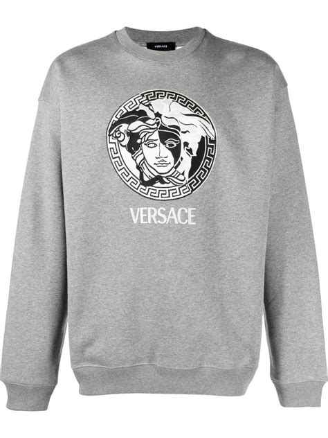 versace print sweatshirt|Versace sweatshirt cheap.